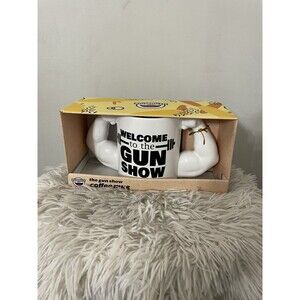 Bigmouth Inc. "Welcome to the Gun Show" Ceramic Coffee/Beverage Mug 24 oz NEW